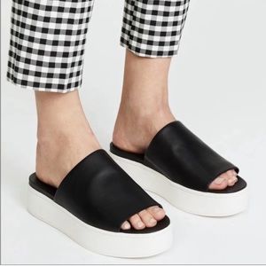 Vince Walford platform leather slide sandals